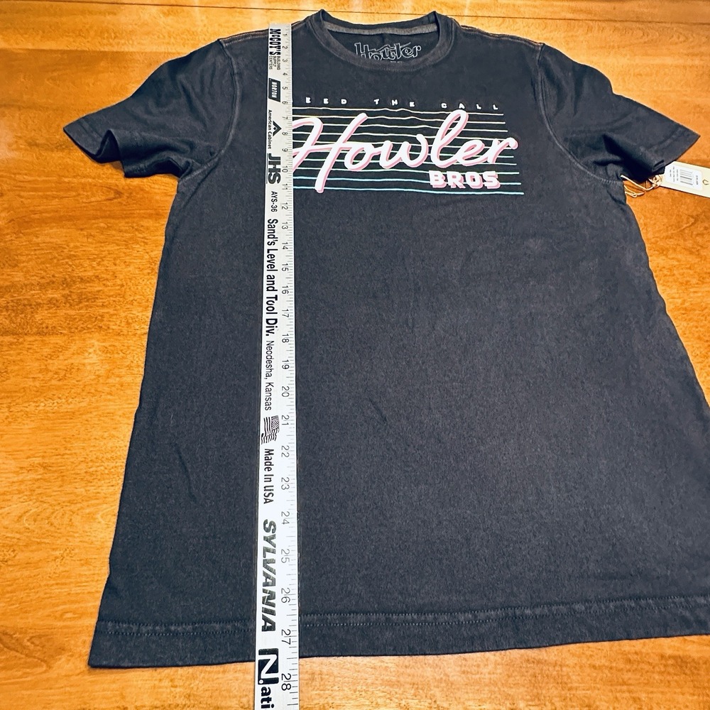 Howler Bros Brothers Beach Club t-Shirt Black Cotton $40‎ Small NWT - Picture 8 of 8